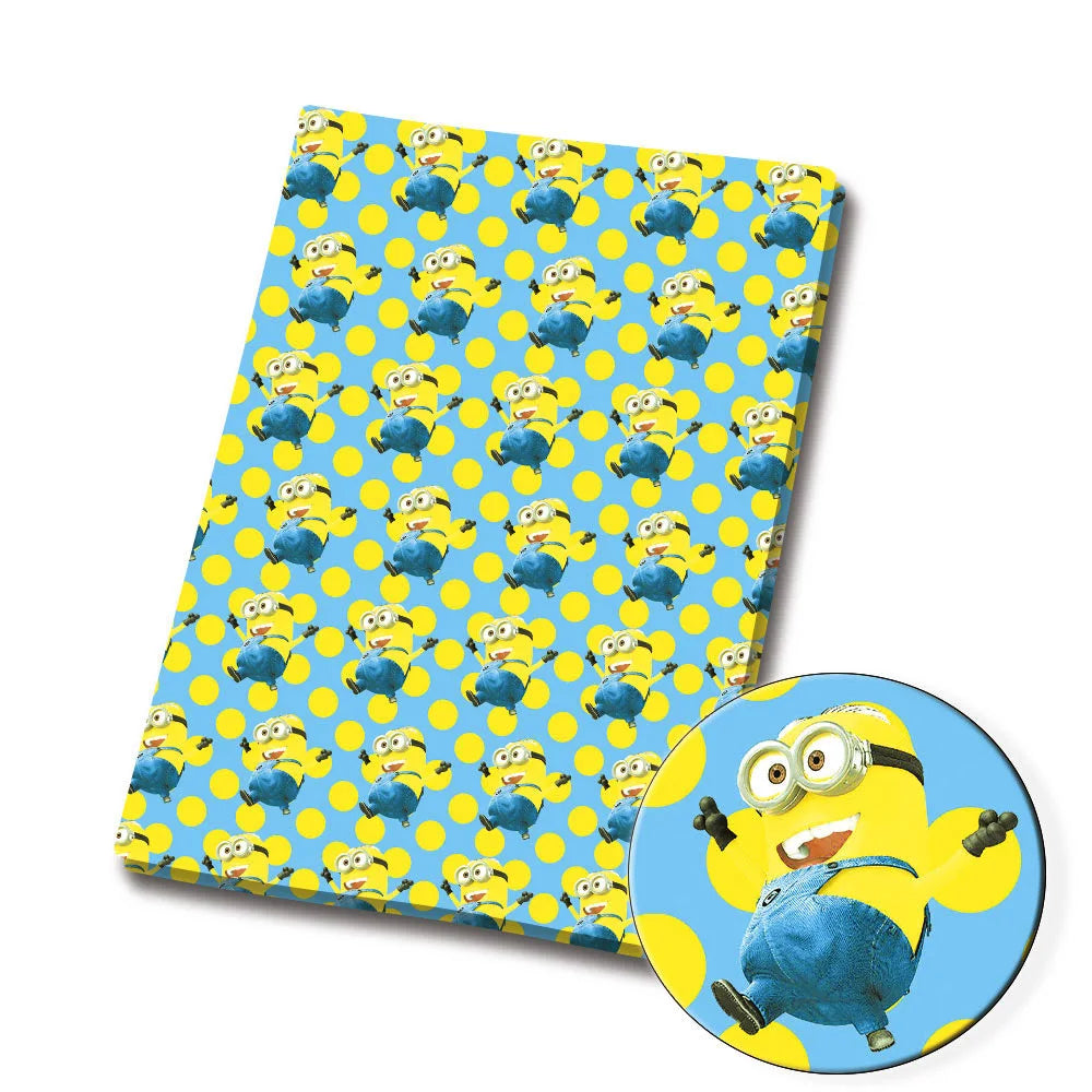 Minions Patchwork Fabric – BEAST KINGDOM Cotton-Blend Textile for Sewing - Image 2