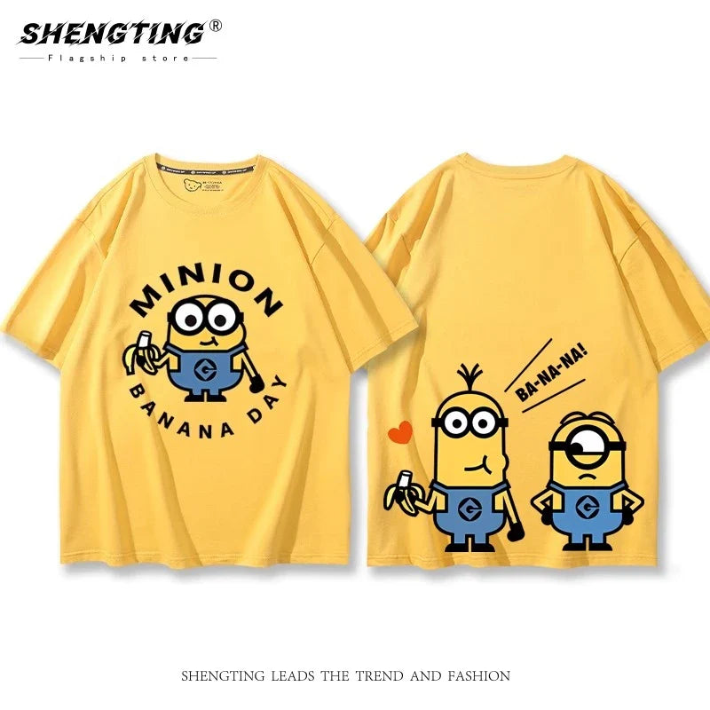Minions Co-Branded Kids T-Shirt – Parent-Child Summer Edition