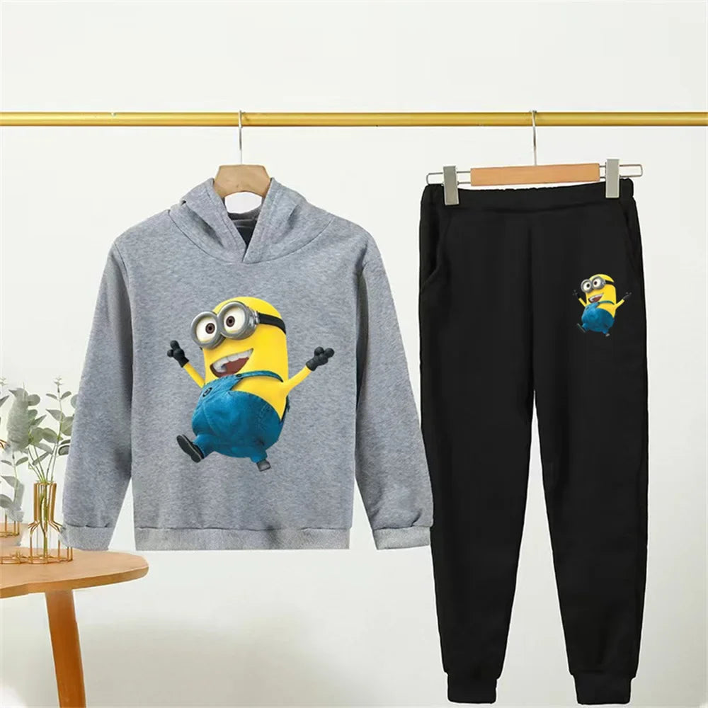 Minions Kids Hoodie Tracksuit Set (Ages 2–14) - Image 14