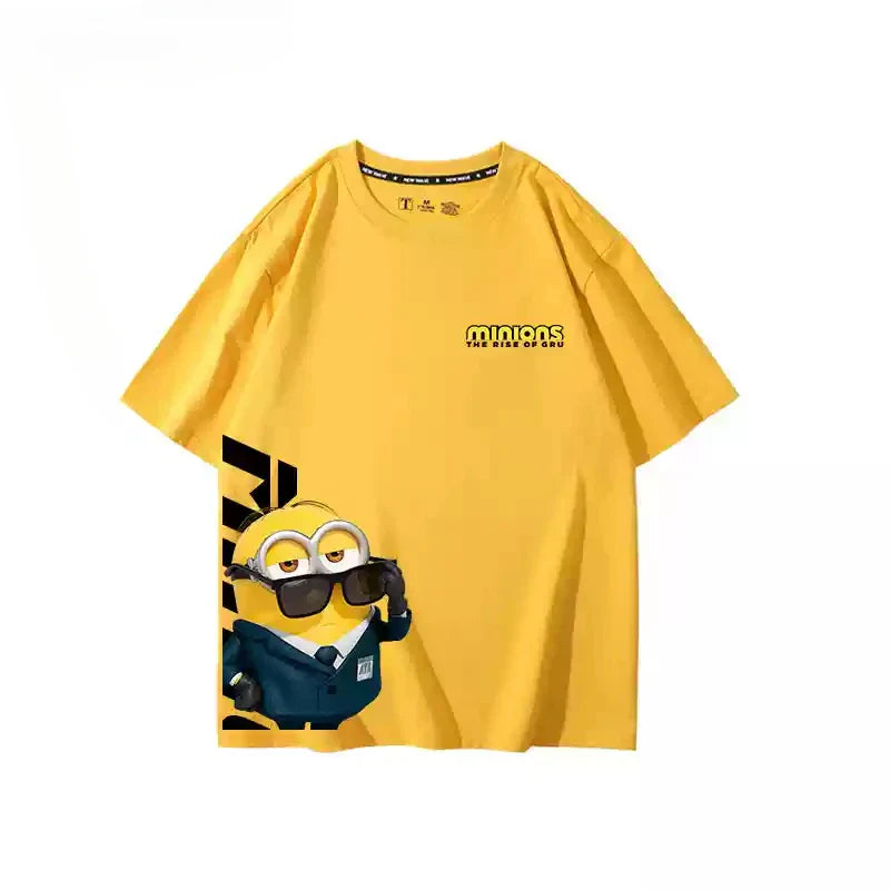 Minions Sunglasses T-Shirt – Despicable Me 4 Co-Branded Cotton Tee - Image 8