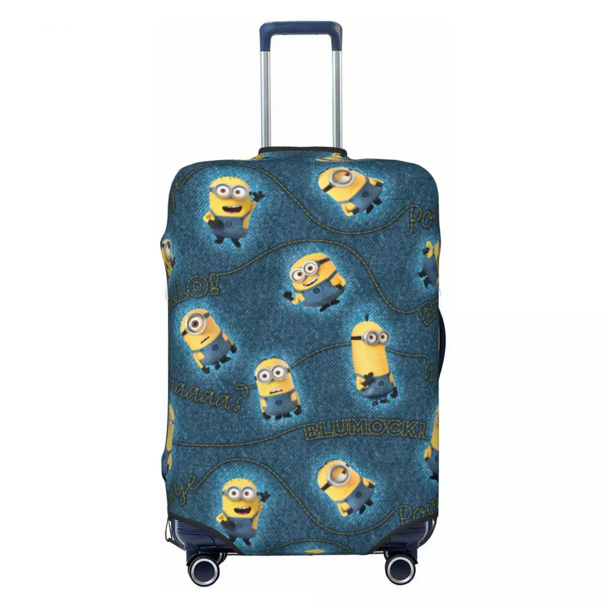 Custom Minions Luggage Cover – Washable Travel Suitcase Protector - Image 18
