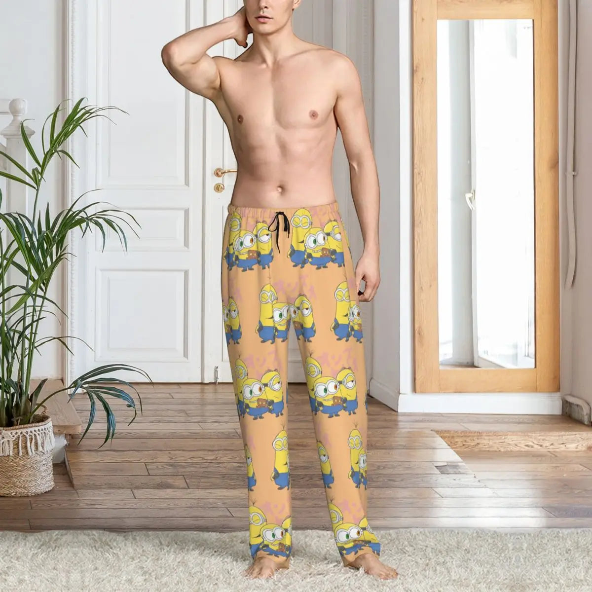 Custom M-Minions Men’s Pajama Pants – Yellow Capsule Sleepwear - Image 6