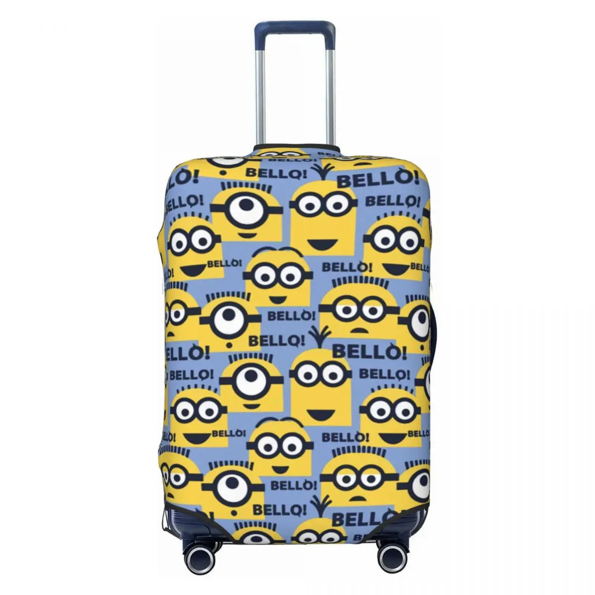 Custom Minions Luggage Cover – Washable Travel Suitcase Protector - Image 11