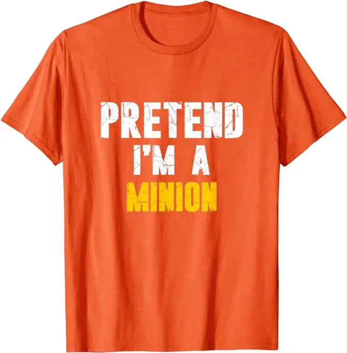 “Pretend I’m a Minion” T-Shirt – Funny Graphic Tee for Holidays & Costumes - Image 13