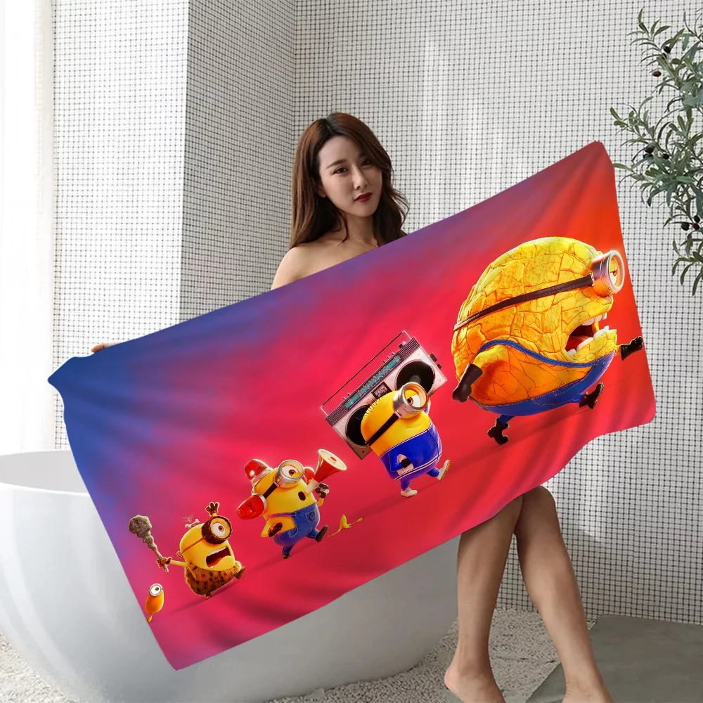 Cute Banana Minions Microfiber Beach Towel - Quick Dry & Absorbent - Image 10