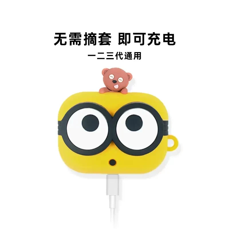 Minions Silicone Earphone Case for AirPods 1/2/3/Pro/Pro 2 - Image 5