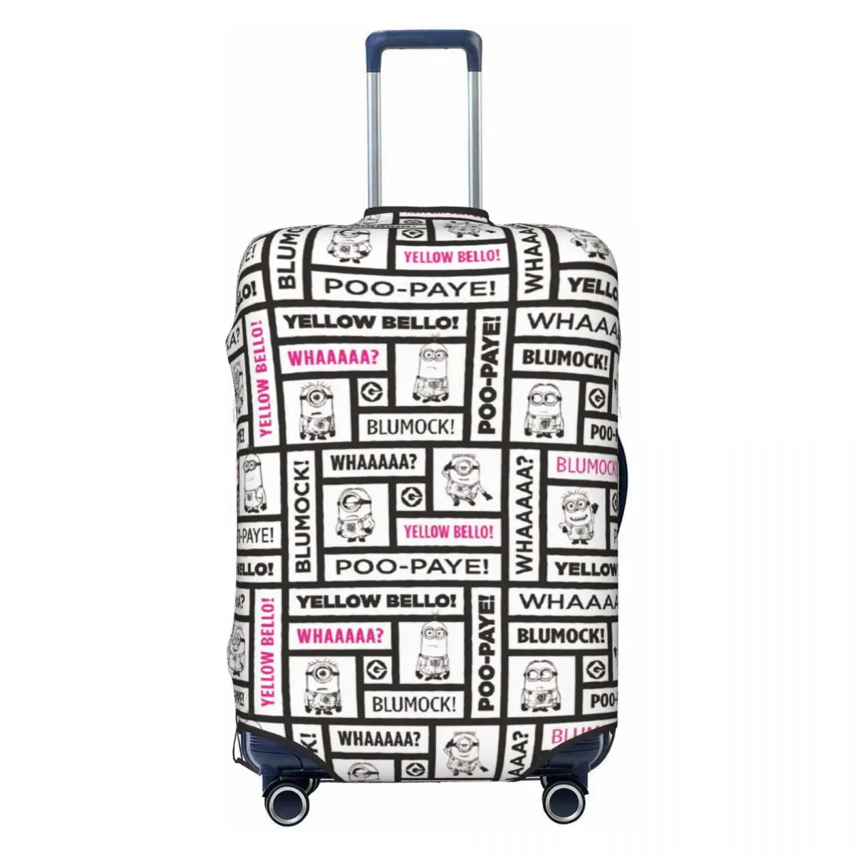 Custom Minions Luggage Cover – Washable Travel Suitcase Protector - Image 28