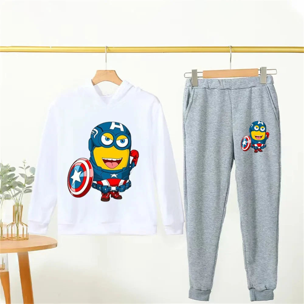 Minions Kids Hoodie Tracksuit Set (Ages 2–14) - Image 11