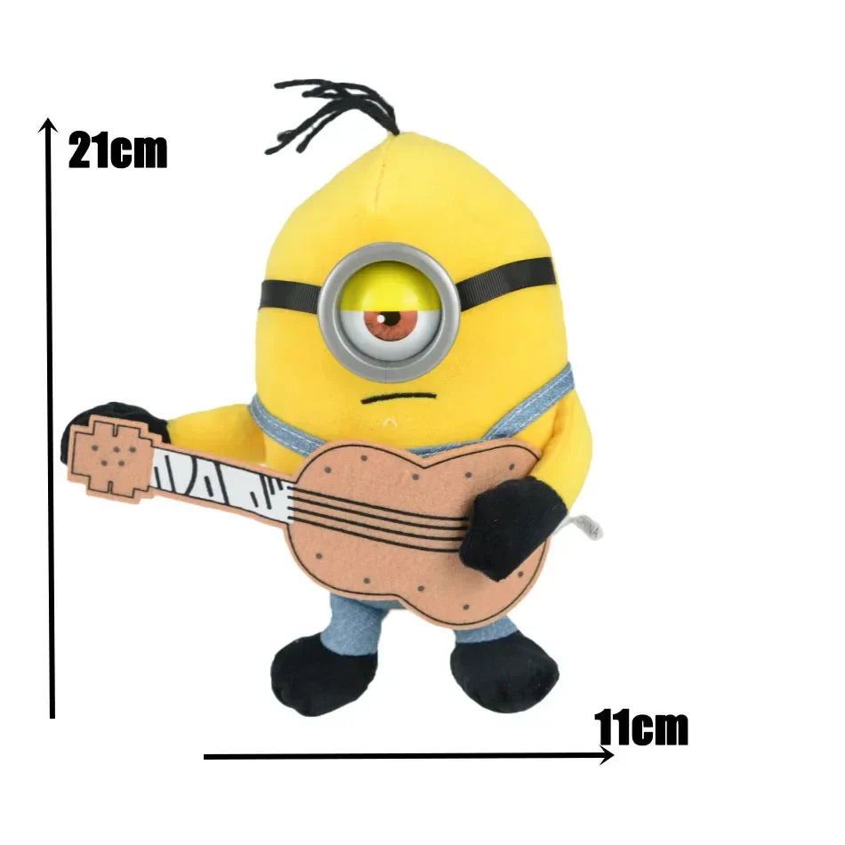 Minions 4 Plush Keychains – 12–22cm Kawaii Cartoon Dolls - Image 5