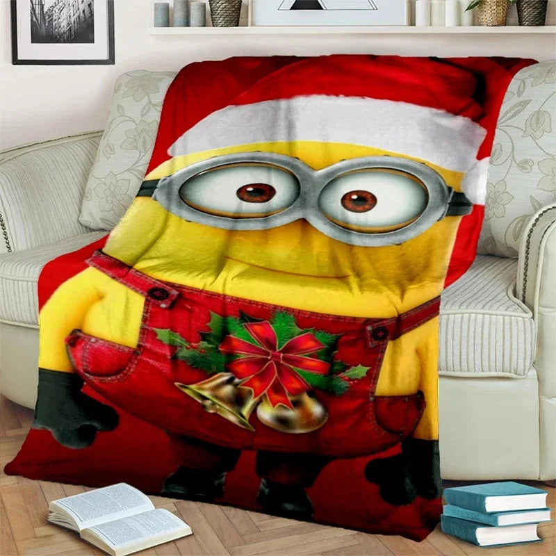 2025 Minions Flannel Blanket – Soft Cartoon Throw for Kids & Home - Image 16