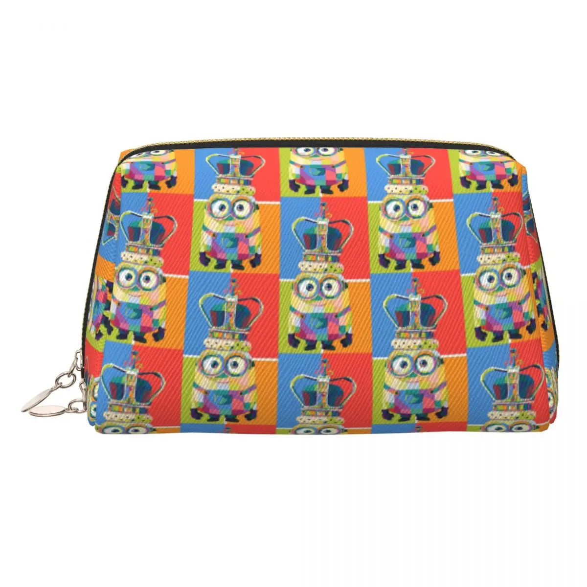 Custom Kawaii M-Miniones Classical Cartoon Cute Travel Toiletry Bag for Women - Image 3