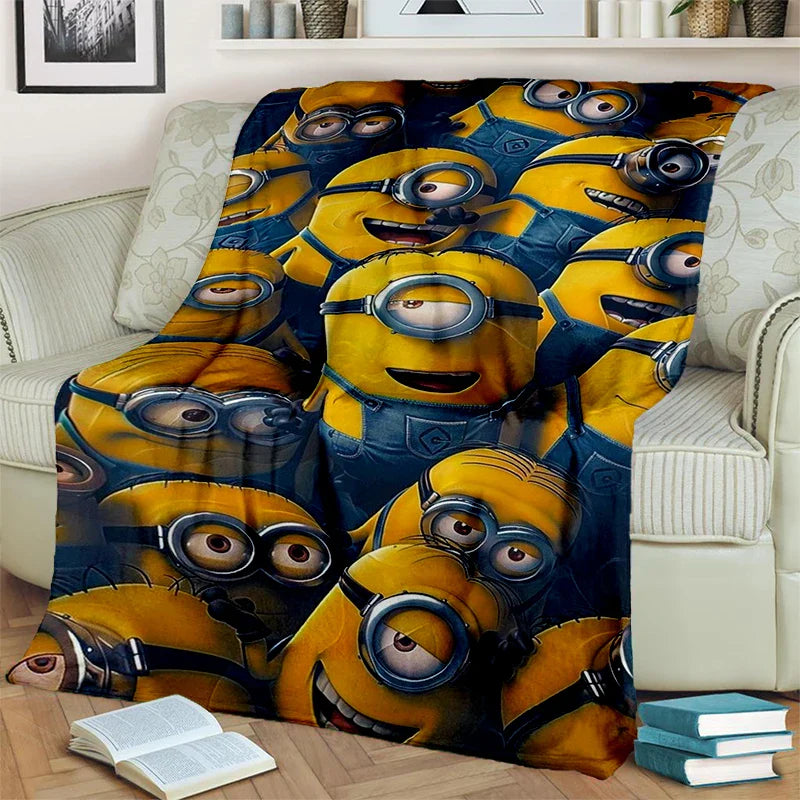 2025 New Cute Minions Flannel Blanket - Image 23