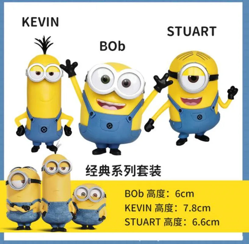 3D Eye Minions Toy – Cartoon Despicable Minions Miniature Figurines - Image 12