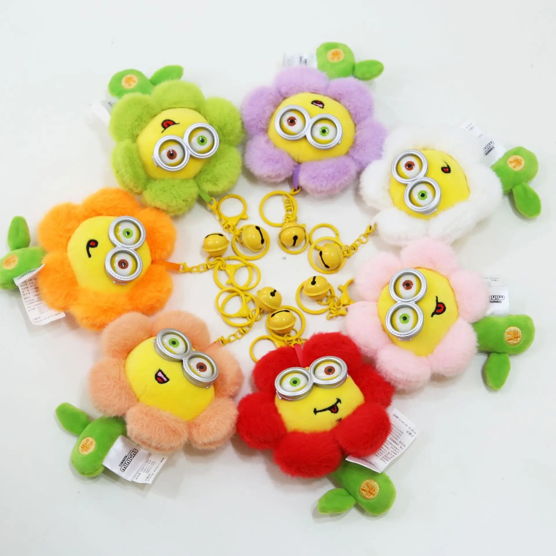 Minions Plush Keychains – Bob & Stuart Yellow Stuffed Toys - Image 6