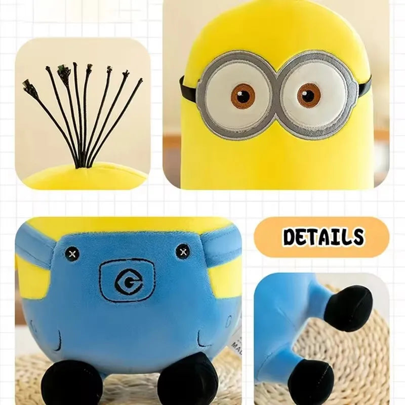 Cute Minions Movie Characters Yellow Plush Toys - Image 6