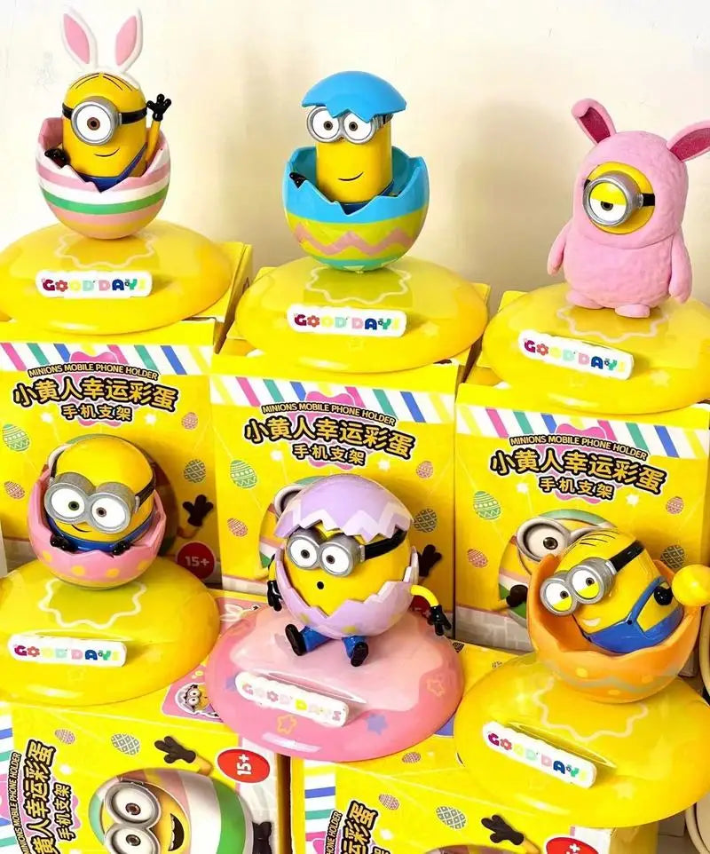 Minions Lucky Egg Series Mobile Phone Holder Stand Blind Box - Image 6