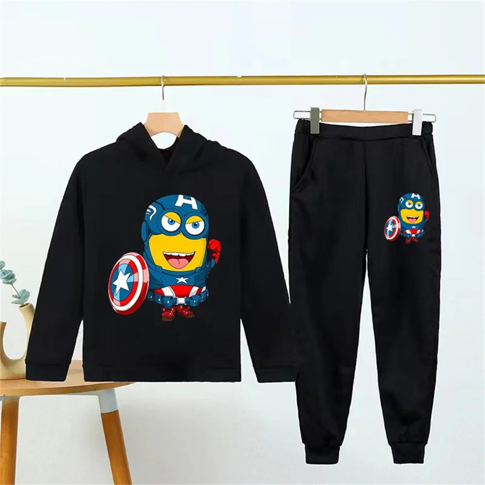 Minions Kids Hoodie Tracksuit Set (Ages 2–14) - Image 12