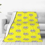Bello! Minions Plush Blanket – Super Soft Flannel Throw for Travel & Home