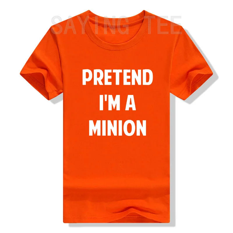 “Pretend I’m A Minion” T-Shirt – Funny Halloween Party Tee - Image 7
