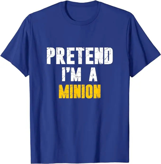 “Pretend I’m a Minion” T-Shirt – Funny Graphic Tee for Holidays & Costumes - Image 9