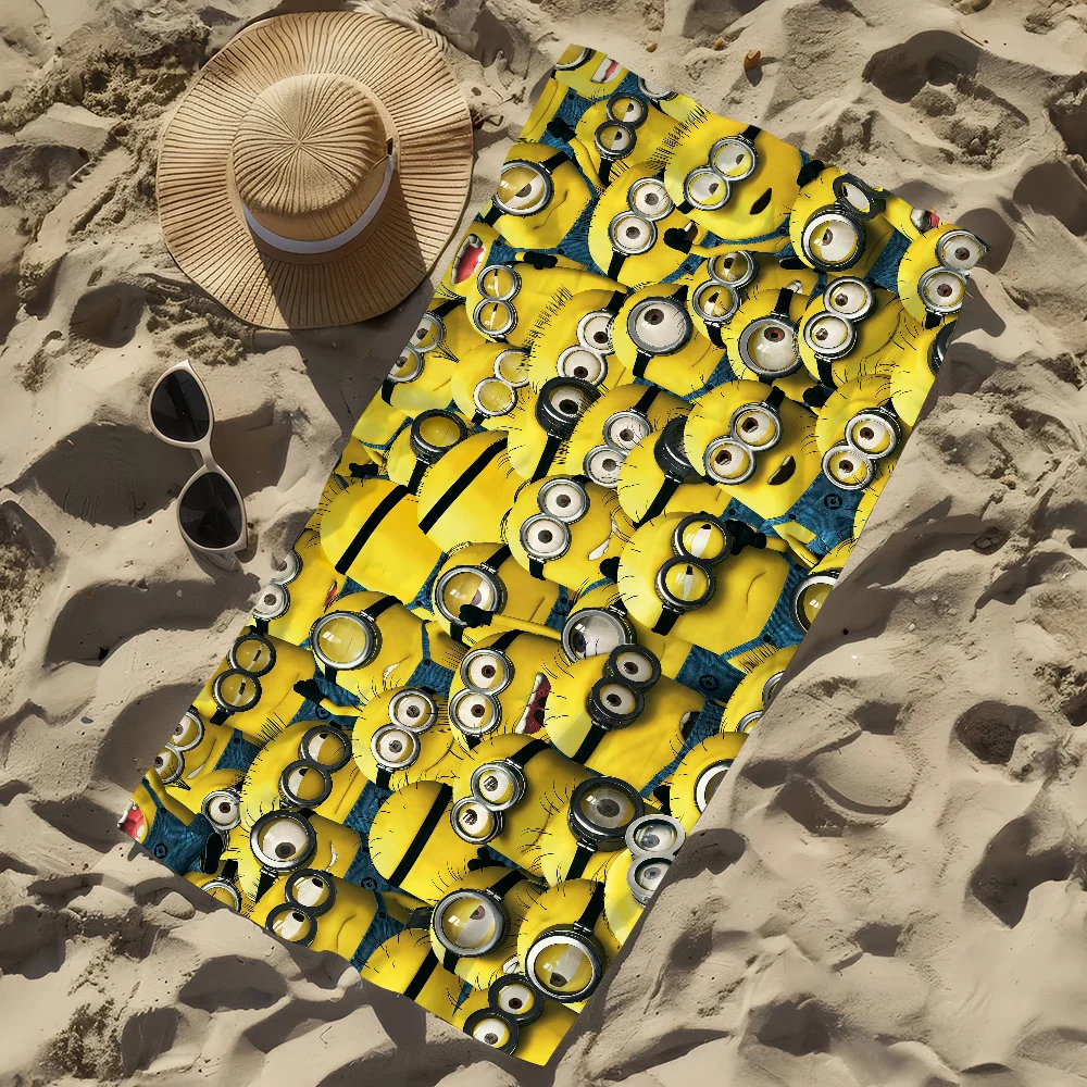 Minions Cartoon Pool & Beach Towel - Quick Dry & Portable - Image 5