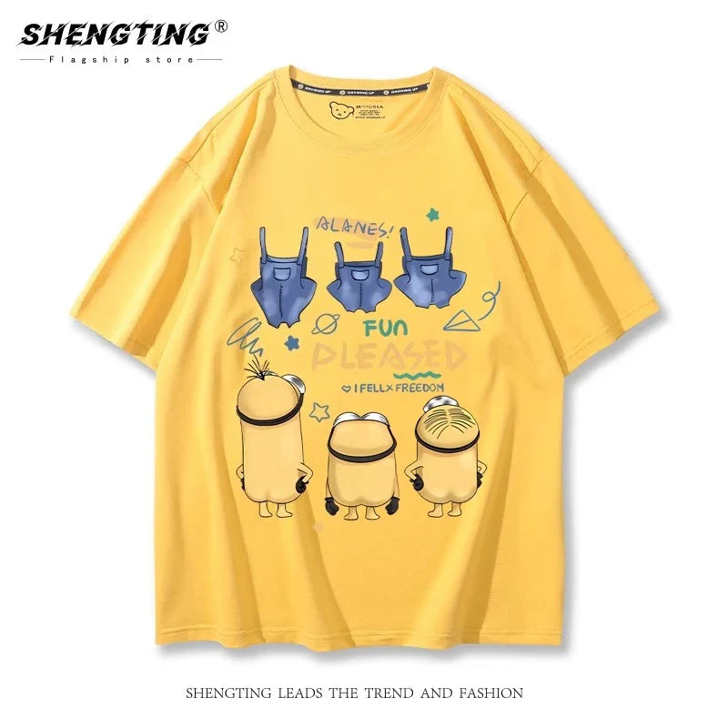 Minions Co-Branded Kids T-Shirt – Parent-Child Summer Edition - Image 2