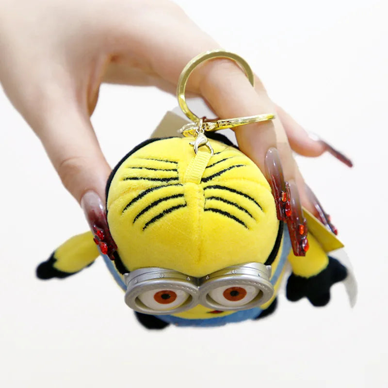 Minions Plush Keychains – Bob & Stuart Yellow Stuffed Toys - Image 7