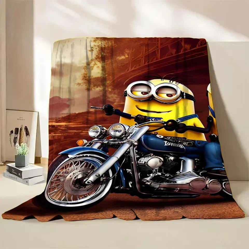 Minions Flannel Throw Blanket – Soft Winter Cartoon Blanket by MINISO - Image 18
