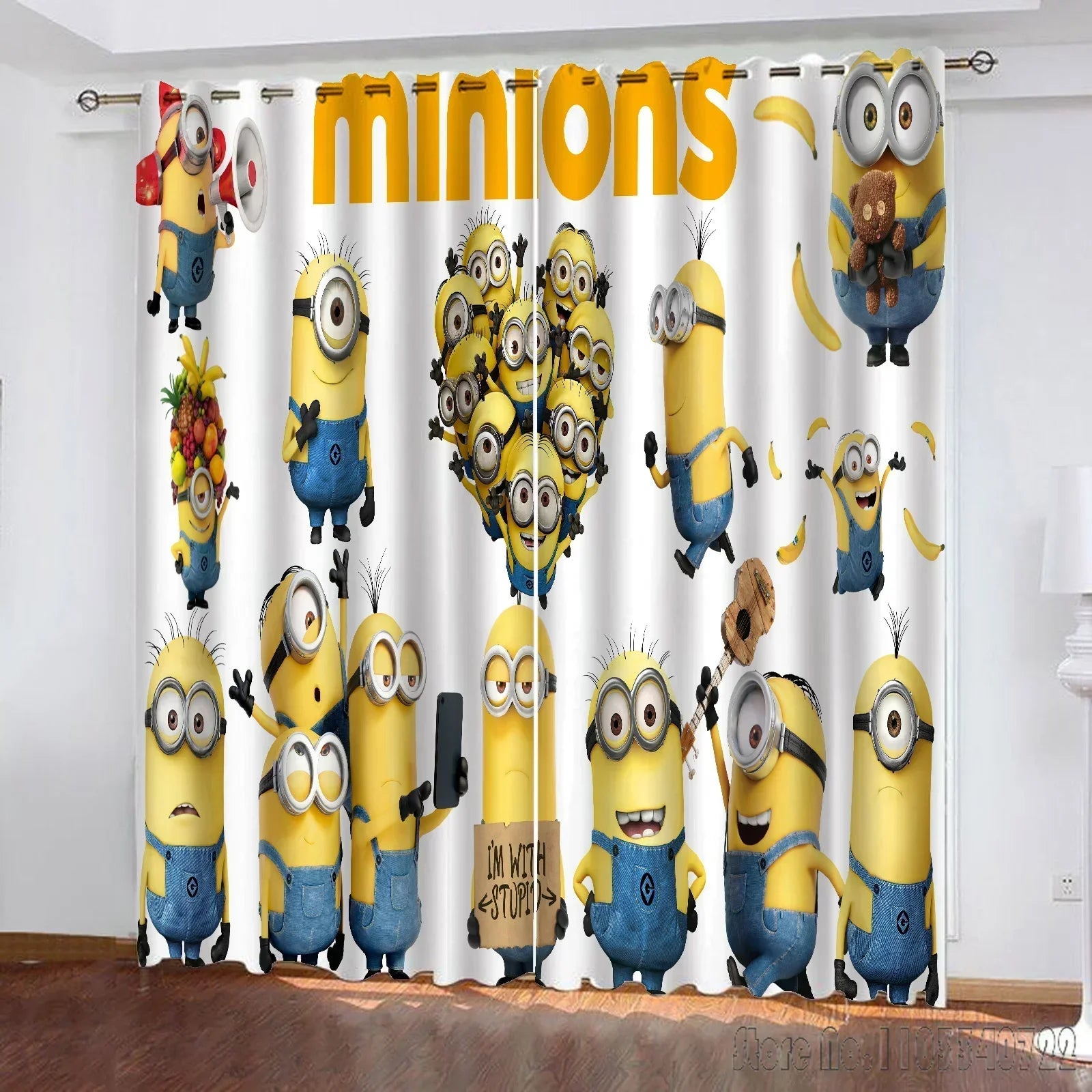 Minions 3D Blackout Curtains – Cartoon Window Decor for Kids’ Room - Image 9