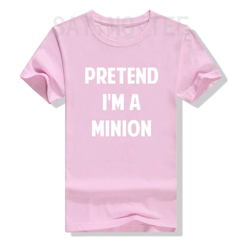 “Pretend I’m A Minion” T-Shirt – Funny Halloween Party Tee - Image 6