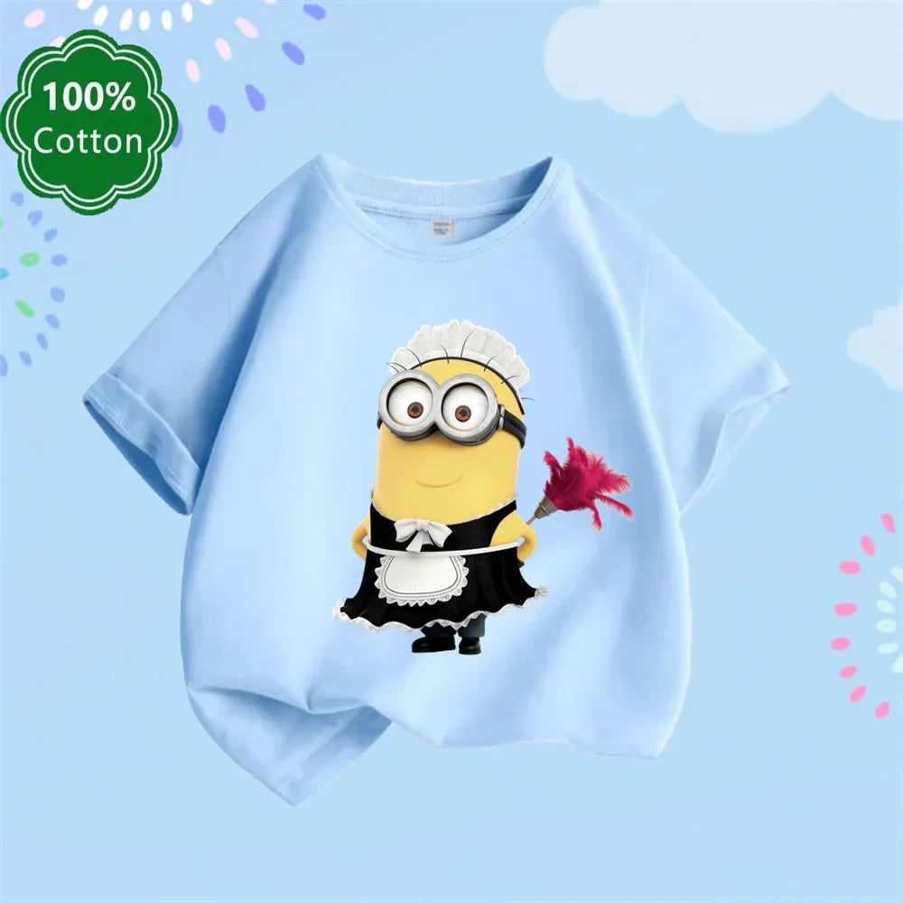 Kids Minions Birthday T-Shirt (Ages 3–14) - Image 4