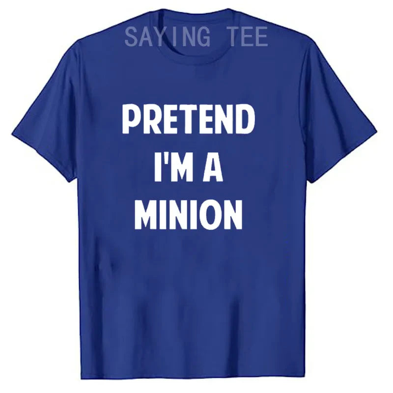 “Pretend I’m A Minion” T-Shirt – Funny Halloween Party Tee - Image 10