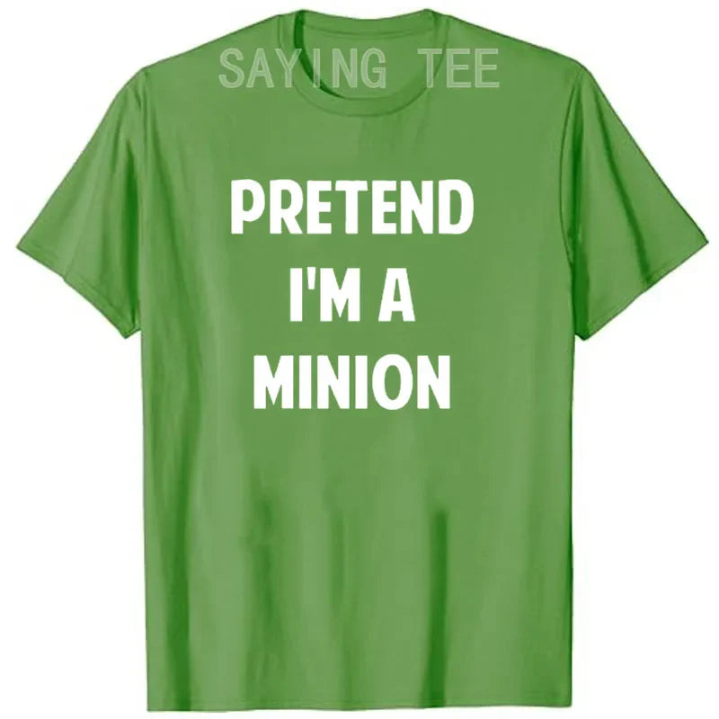 “Pretend I’m A Minion” T-Shirt – Funny Halloween Party Tee - Image 8