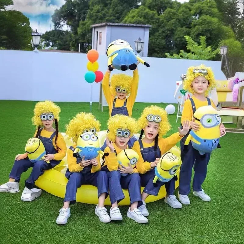 Minions Cosplay Onesie – Kids Funny Dress-Up Jumpsuit - Image 5