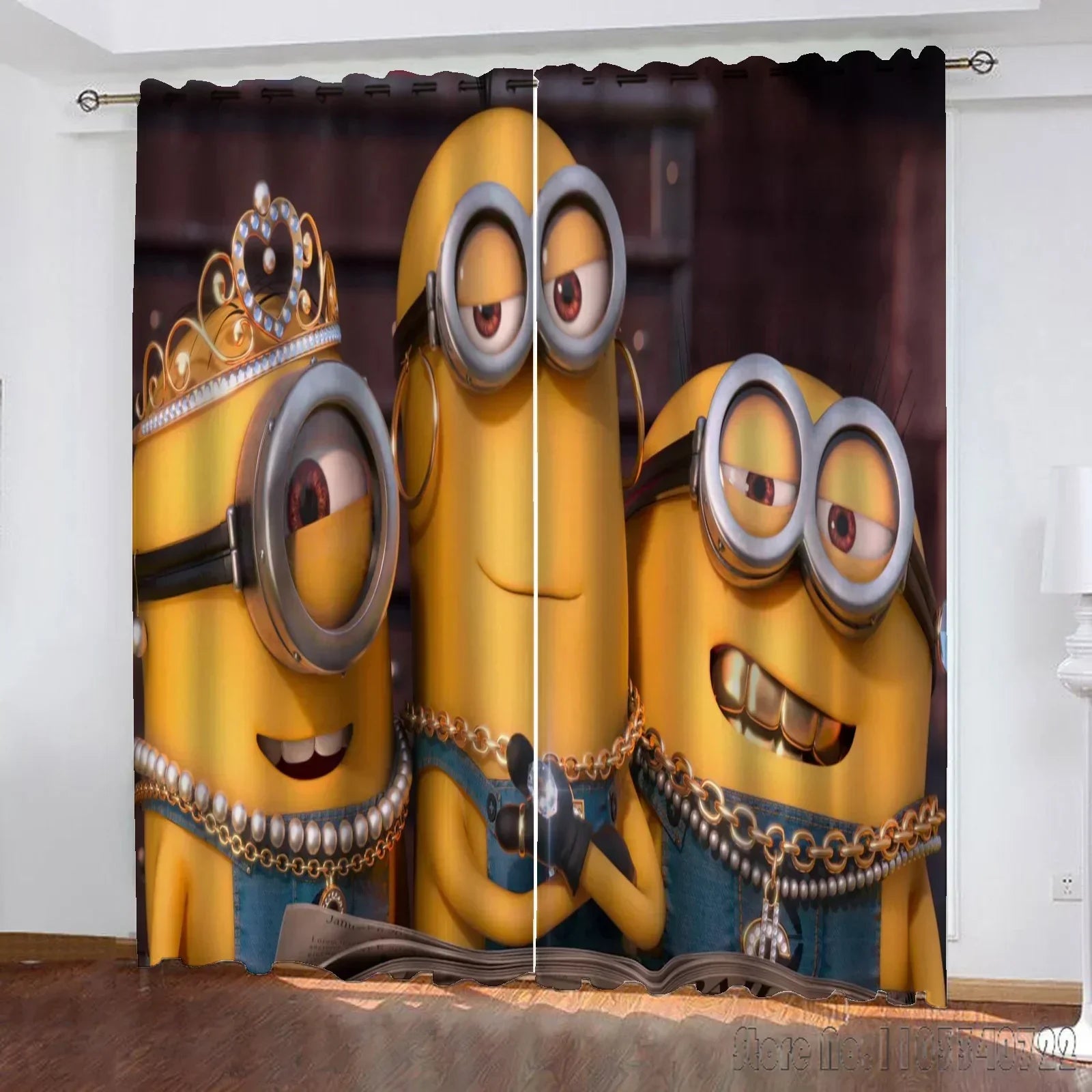Minions 3D Blackout Curtains – Cartoon Window Decor for Kids’ Room - Image 5