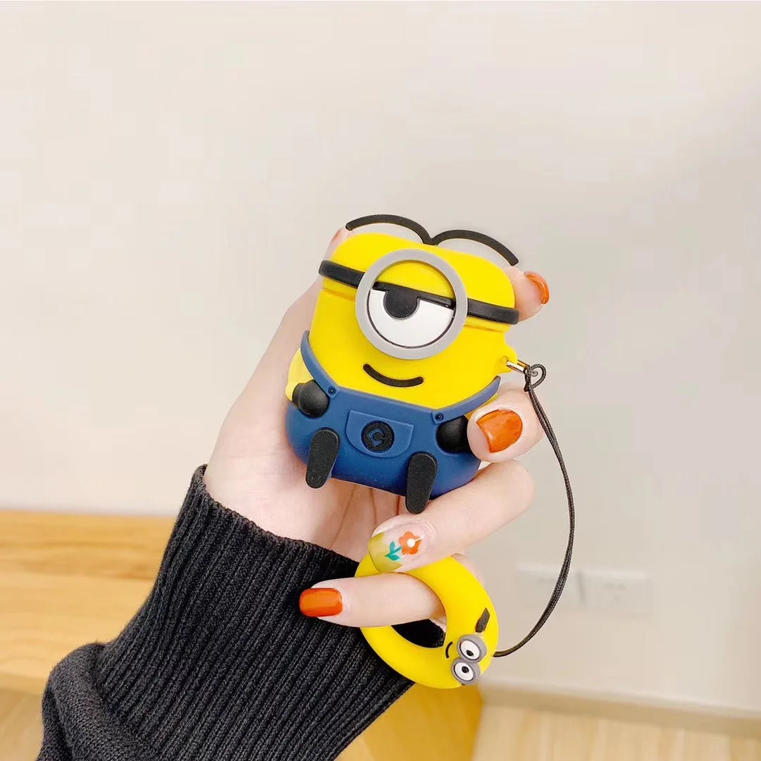 Minions AirPods Case – Cute Silicone Cover for All Models - Image 5