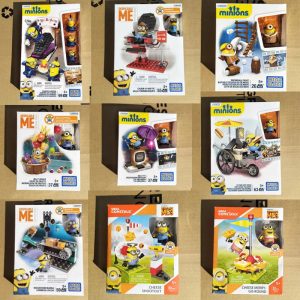 Anime Figure Minions Bloks Construx Building Mini