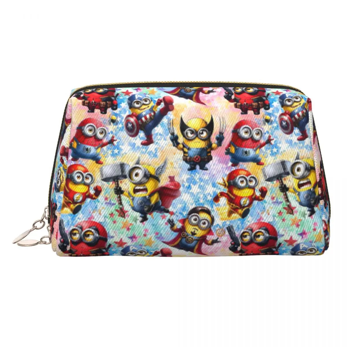 Custom Kawaii M-Miniones Classical Cartoon Cute Travel Toiletry Bag for Women - Image 5