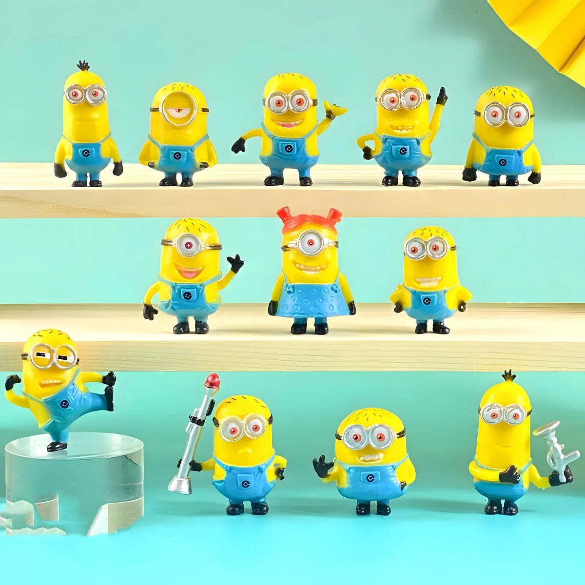 New Hot 12Pcs/Set Kawaii Minions Figurines Toys - Image 2
