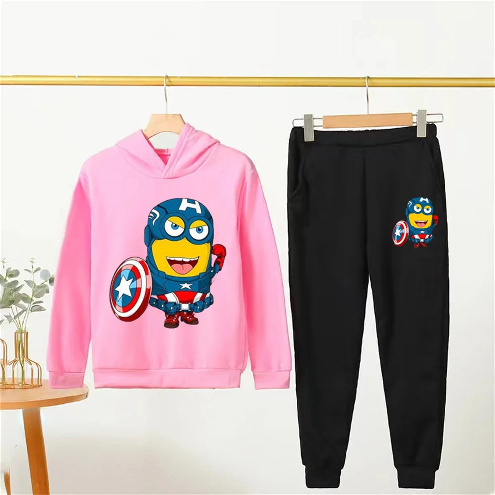 Minions Kids Hoodie Tracksuit Set (Ages 2–14) - Image 5